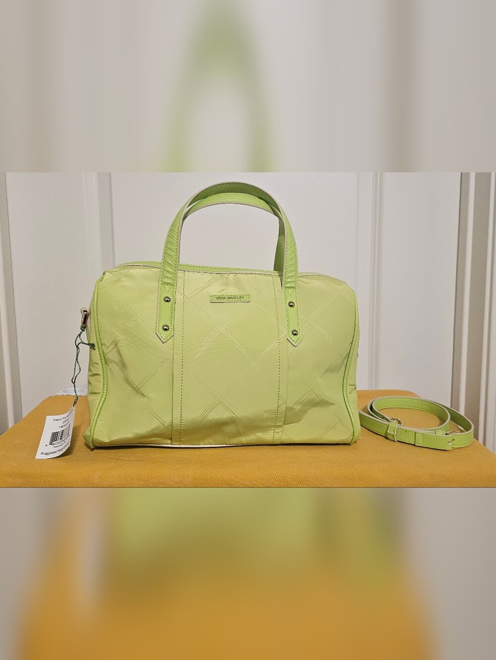 VERA BRADLEY PREPPY POLY MARIO SATCHEL